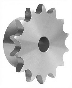 Engrenagem 16 Dentes - Passo 1/2" (ASA 40) em Aço SAE 1045