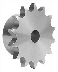 Engrenagem 14 Dentes - Passo 1/2" (ASA 40) em Aço SAE 1045