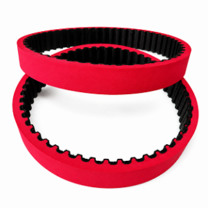 Correia de Arraste T10-630 25mm com Revestimento Rosa