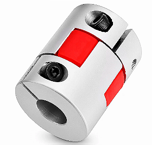 Acoplamento Elástico D30L40 14x10mm Tipo Jaw em Alumínio para CNC e Servo Motor