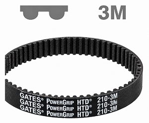 Correia Sincronizadora Gates 3M 123 x 9mm