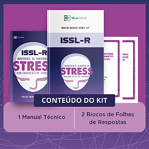Inventário de Sintomas de Stress para Adultos de Lipp(Revisado) - ISSL-R - KIT COMPLETO