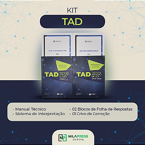 TAD - TESTE DE ATENÇÃO DIFUSA - KIT COMPLETO