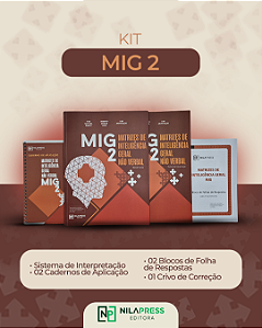 Matrizes de Inteligência Geral Não Verbal - MIG 2 - KIT COMPLETO