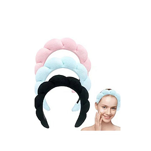 Tiara Nuvem para Maquiagem e Skincare(Cores Diversas)