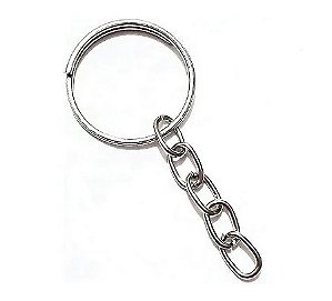 ARGOLA DE CHAVEIRO REFORÇADA- 24MM - PACOTE C/100 UNID.