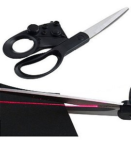 TESOURA COM MIRA LASER - CORTES PRECISOS E FACILITADOS