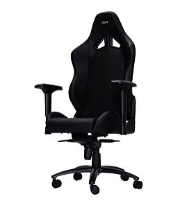 Cadeira Gamer Big Boss C/ Aj. Braços e Inclinação, Estofada C/ Revestimento PU Preto