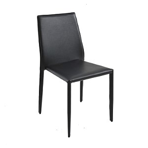 Cadeira Amanda Estrutura Metal, Estofada C/ Revestimento PU