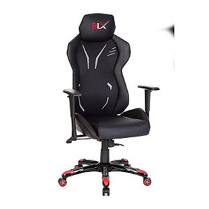 Cadeira Gamer C/ Mecan. Sincronizado, Encosto Carenado, Revestimento Tela