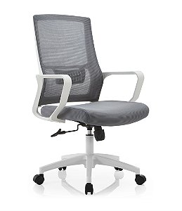 Cadeira Office Diretor C/ Sistema Relax, Encosto Tela Mesh