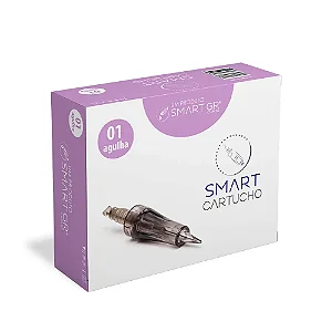 Smart Cartucho Preto 1 Agulha - Caixa C/ 10 unidades - Smart GR