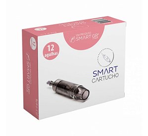 Smart Cartucho Preto 12 Agulhas - Caixa C/ 10 unidades - Smart GR
