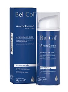 Aminoderme Night Cream 50g - Creme Facial Nutritivo Bel Col