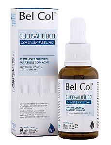 Glicosalicilico Complex 30ml - Peeling Químico para pele Acneicas - Bel Col