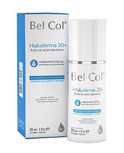 Hialuderme 20+ 30ml - Fluído de Ácido Hialurónico - Bel Col