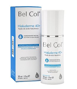Hialuderme 40+ 30ml - Fluído de Ácido Hialurónico - Bel Col
