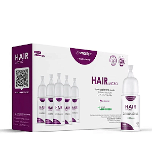 Hair Micro - Ativo de Terapia Capilar C/ 5 Monodoses de 5ml - Smart GR