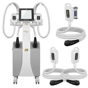 Polarys Gold Edition - Aparelho de Criolipólise com 02 Aplicadores de Placas e 01 Aplicador 360º IceMax - Ibramed