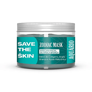 Lançamento - Máscara de Colágeno e Argila Branca - Aquário - Save The Skin - Smart GR