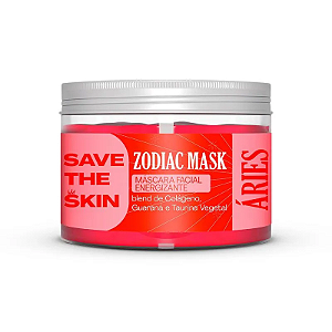Lançamento - Máscara de Colágeno Energizante Vermelha - Áries - Save The Skin - Smart GR