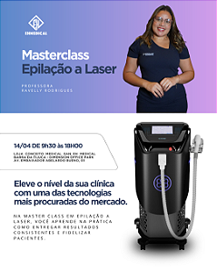 MASTER CLASS PRESENCIAL - EPILAÇÃO A LASER COM HAKON - MEDICAL SAN