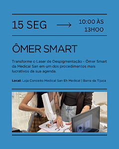 WORKSHOP PRESENCIAL - LASER DE DESPIGMENTAÇÃO COM ÔMER - MEDICAL SAN