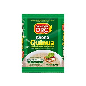 Aveia Pré-Cozida com Quinoa Peruana 170g Proteína Completa, Fibras e Minerais