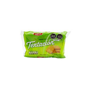 Bolachas Tentación Coco. Pacote com 6 Unidades