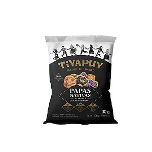 Tiyapuy: Batata Chips Nativa Orgânica Peruana | Temperada com Sal de Maras - 30g
