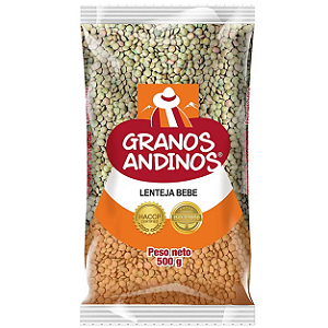 Lentilha Bebê Peruana Granos Andinos 500g – Grãos Selecionados
