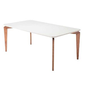 MESA SLIM TAMPO VIDRO LAQUEADO