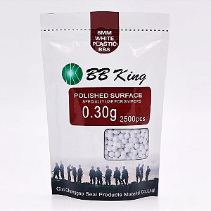 BB'S Airsoft 0.30g BB King 2500pçs 6mm