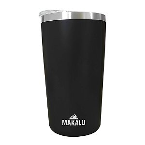 Copo Térmico Makalu Aventura 420 ml cor Preto