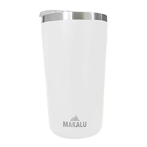 Copo Térmico Makalu Aventura 420 ml cor Branco