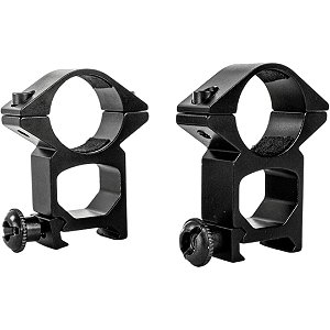 Mount Suporte Rossi para Luneta Alto Trilho 22mm Tubo 25mm (ver medidas na imagem)