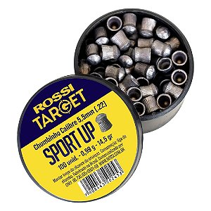 Chumbinho Rossi Target Sport UP 5.5mm 100 unidades