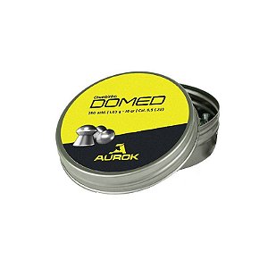 Chumbinho Aurok Domed 16gr c/250 und. Calibre 5.5mm
