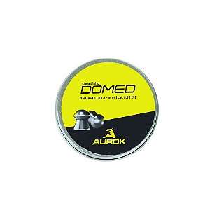 Chumbinho Aurok Domed 16gr c/250 und. Calibre 5.5mm