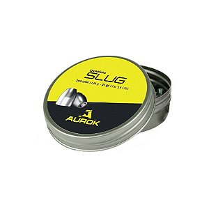Chumbinho Aurok Slug 21gr c/250 und. Calibre 5.5mm