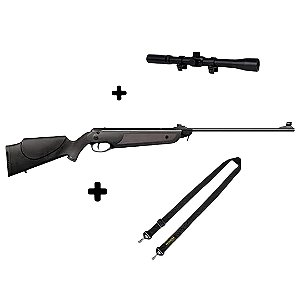 Carabina de Pressão Rossi Nova Dione 5.5mm + Luneta 4x20 + Bandoleira