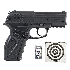 Pistola de Pressão CO2 Rossi WG C11 4.5mm + 600 Esferas Rossi Premium + 5 Alvos