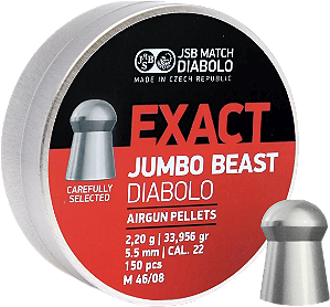 Chumbinho Jsb Exact Jumbo Beast Diabolo 5,5mm (150 un)