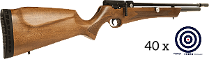 Carabina de Pressão PCP Rossi Outlander VR 5.5mm (com válvula reguladora) + 40 Alvos de Papel