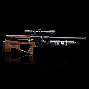 Carabina de Pressão PCP Kalibrgun Springbok Wood Semi-Auto 5.5mm