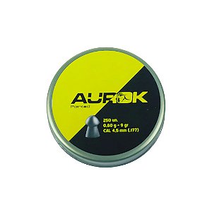 Chumbinho Aurok Pointed 4.5mm com 250 unidades