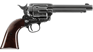Revolver de Pressão CO2 Colt SSA .45 - 5.5'' Envelhecido Calibre 4.5mm + 5 Cápsulas de CO2 + Esferas