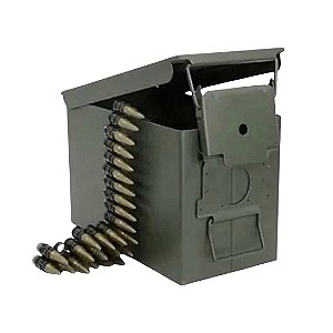 Maleta Cofre Militar Exército em Metal