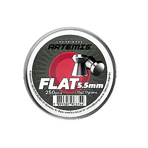 Chumbinho Artemis Flat 17gr c/250 und. 5.5mm