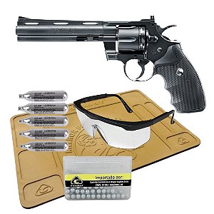 Revólver de Pressão CO2 Umarex Colt Python .357 Magnum CTG. 6" 4.5mm